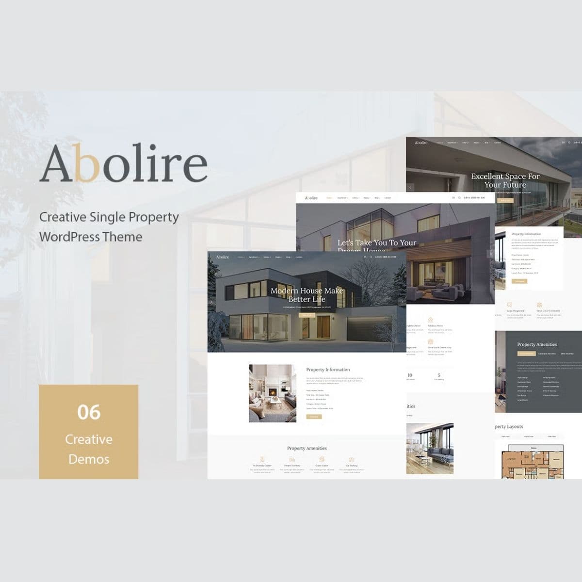 Abolire - Single Property WordPress Theme