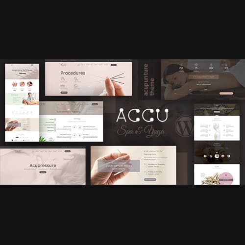 Accu - Healthcare, Massage WordPress Theme