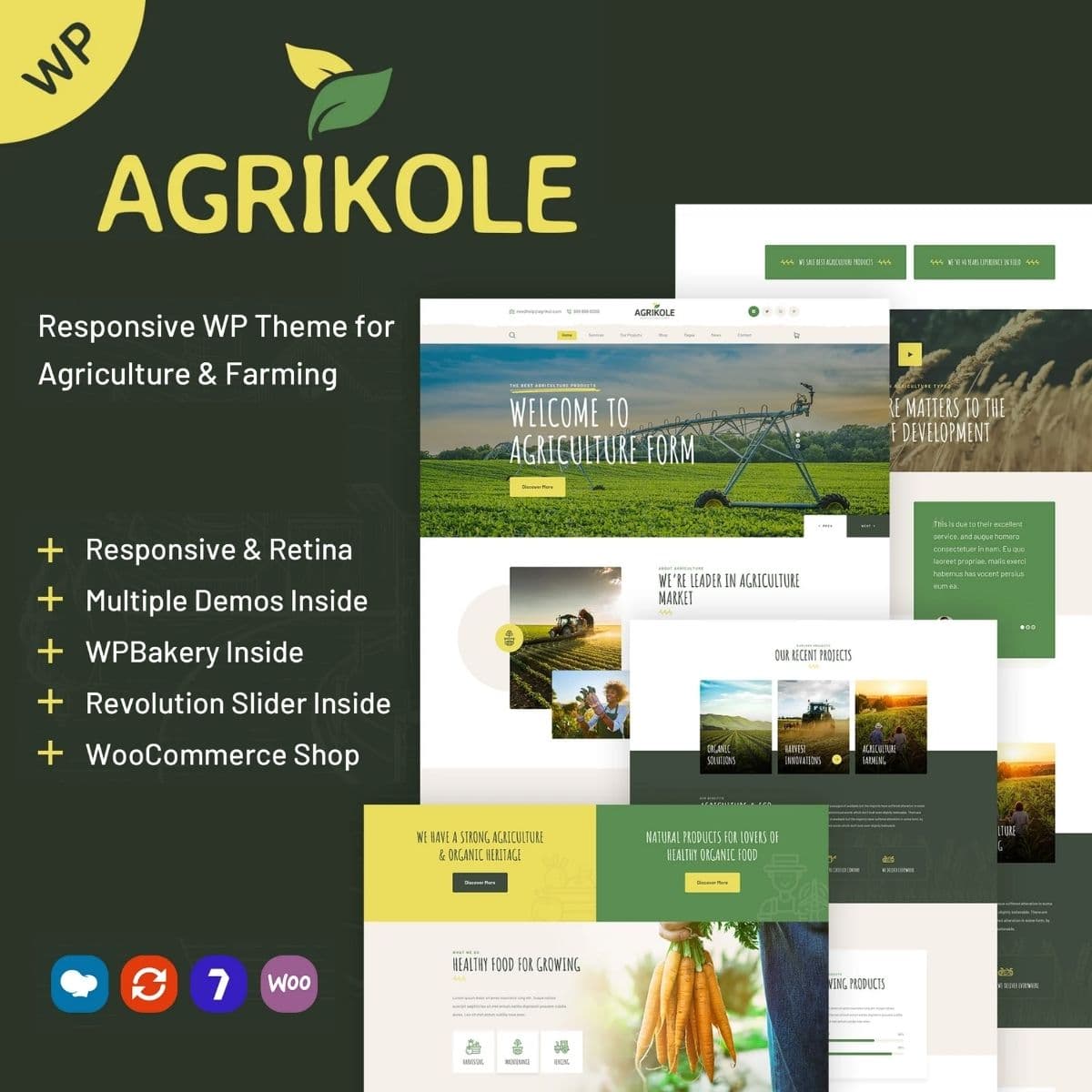 Agrikole | Responsive WordPress Theme for Agriculture & Farming