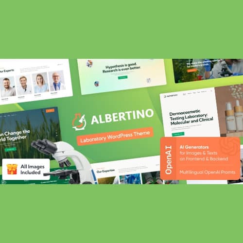 Albertino - Laboratory WordPress Theme