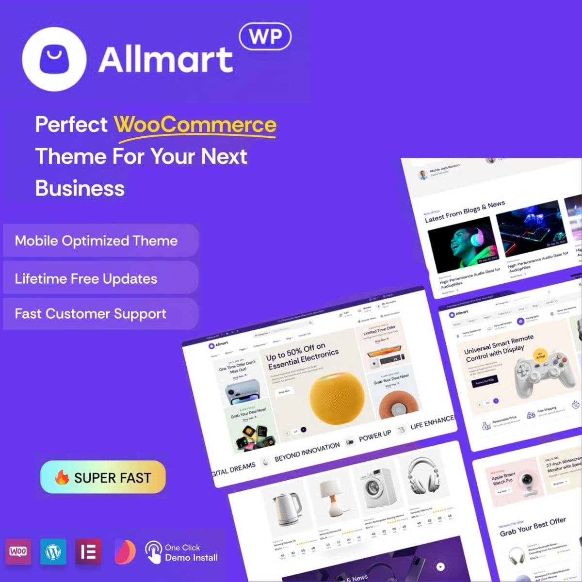 Allmart - Electronics & Gadgets Store WordPress Theme