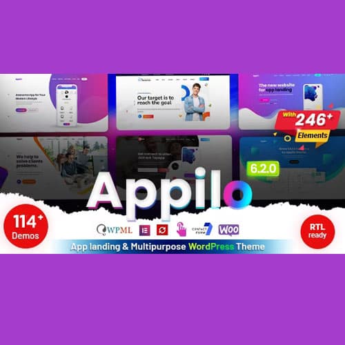 Appilo - App Landing Page WordPress Theme