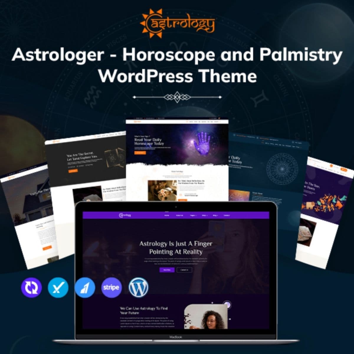 Astro Theme & Horoscope Astrology WordPress Theme With AI Content Generator
