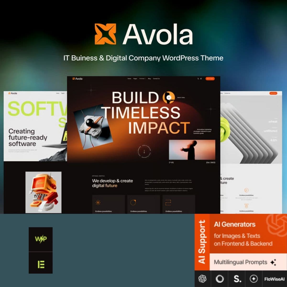Avola - IT Buiness & Digital Company WordPress Theme