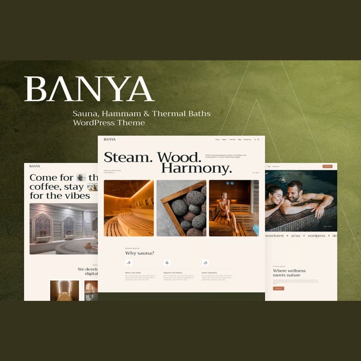 Banya - Sauna, Hammam & Thermal Baths WordPress Theme