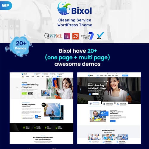 Bixol - Cleaning Services WordPress