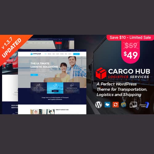 Cargo HUB - Transportation and Logistics WordPress Theme