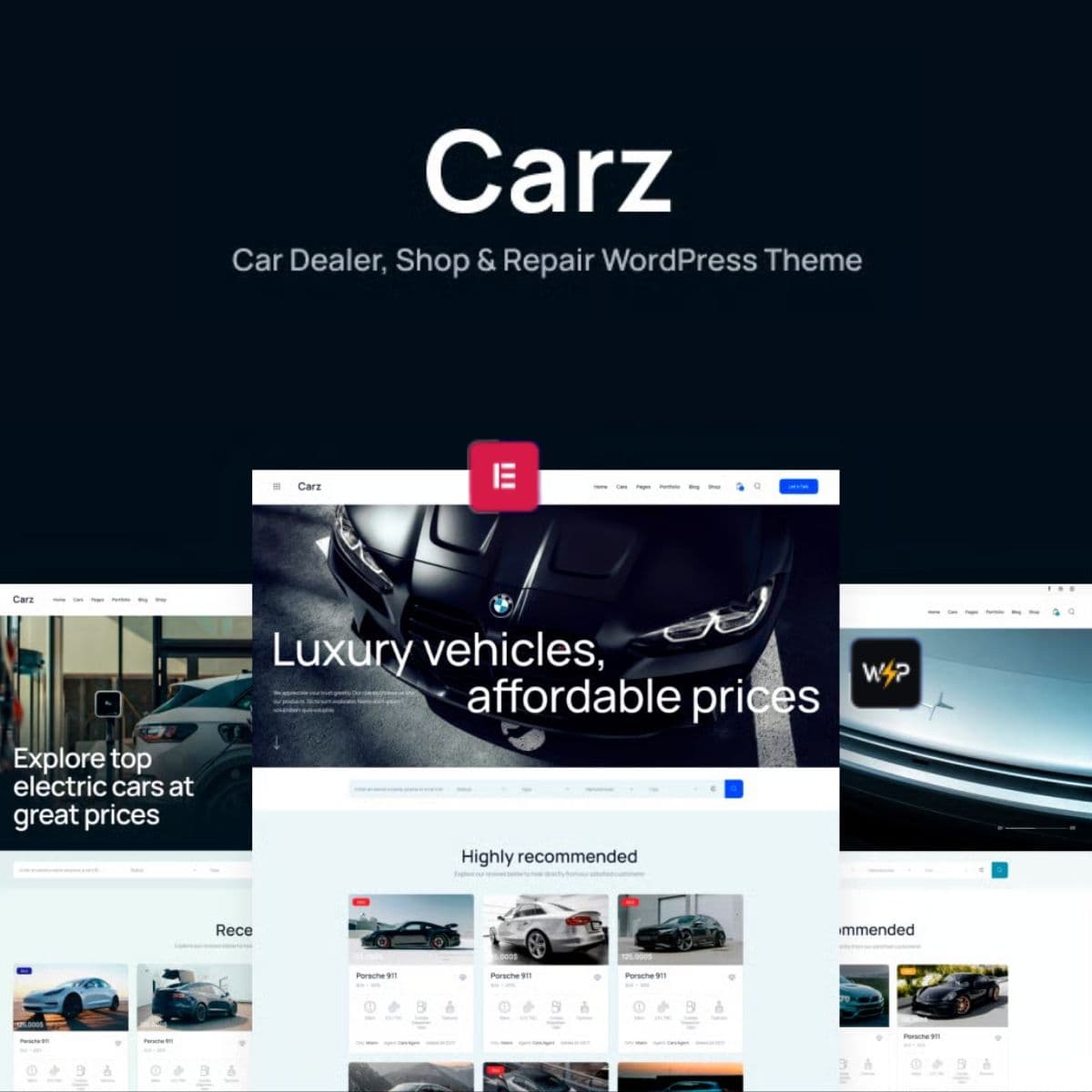 Carz — Car Dealer, Shop & Repair WordPress Theme