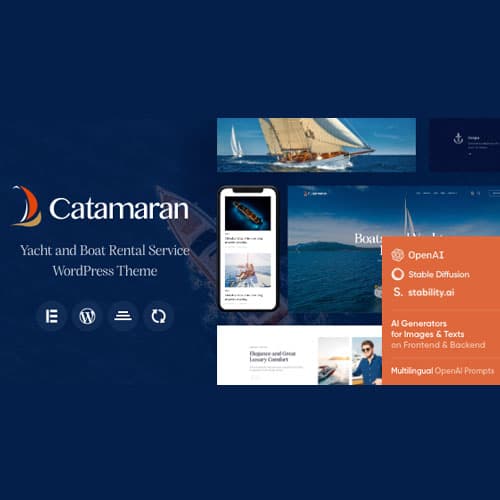 Catamaran - Yacht & Boat Rental Theme
