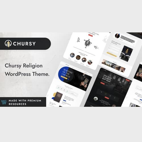 Chursy - Church Religious WordPress Theme