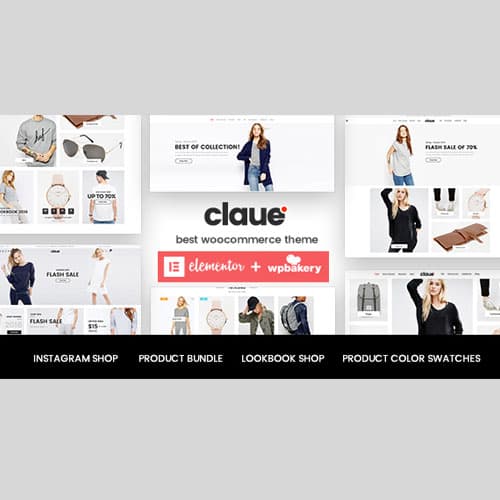 Claue - Clean, Minimal Elementor WooCommerce Theme