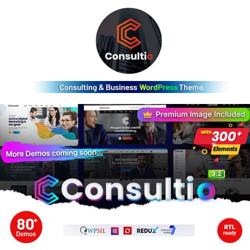 Consultio - Consulting Corporate WordPress Theme
