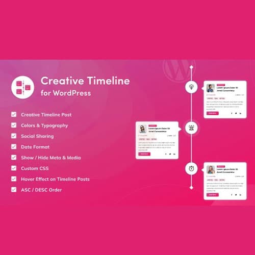 Creative Timeline for WordPress