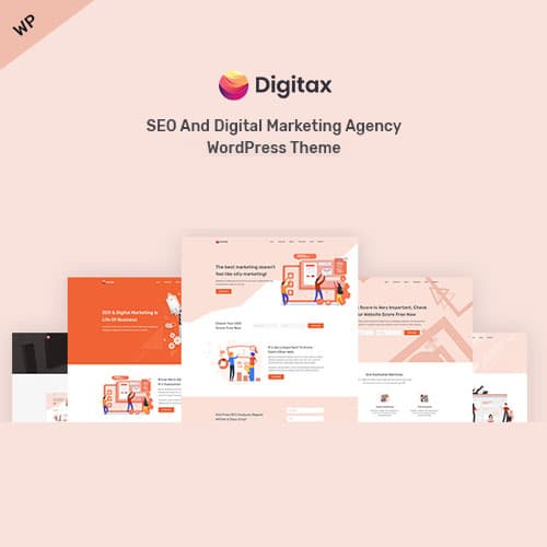 Digitax - SEO & Digital Marketing Agency WordPress Theme