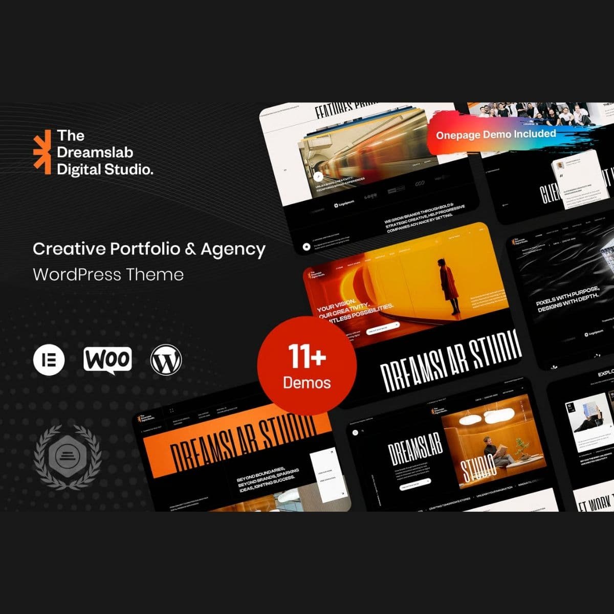Dreamslab - Creative Portfolio & Agency WordPress Theme
