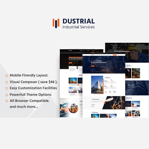 Dustrial - Factory & Industrial WordPress Theme