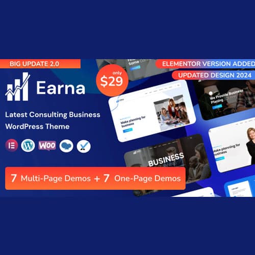 Earna - Business Consulting WordPress