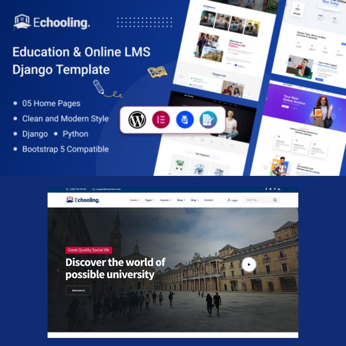 Echooling - Education WordPress Theme
