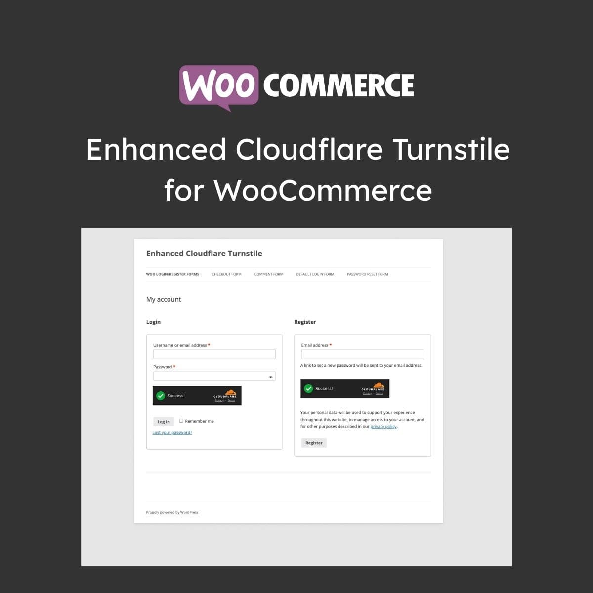 Enhanced Cloudflare Turnstile for WooCommerce