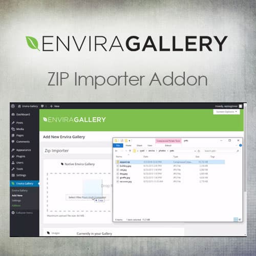 Envira Gallery - ZIP Importer Addon