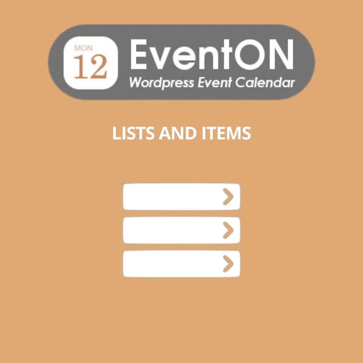 EventOn Event Lists and Items WordPress Plugin