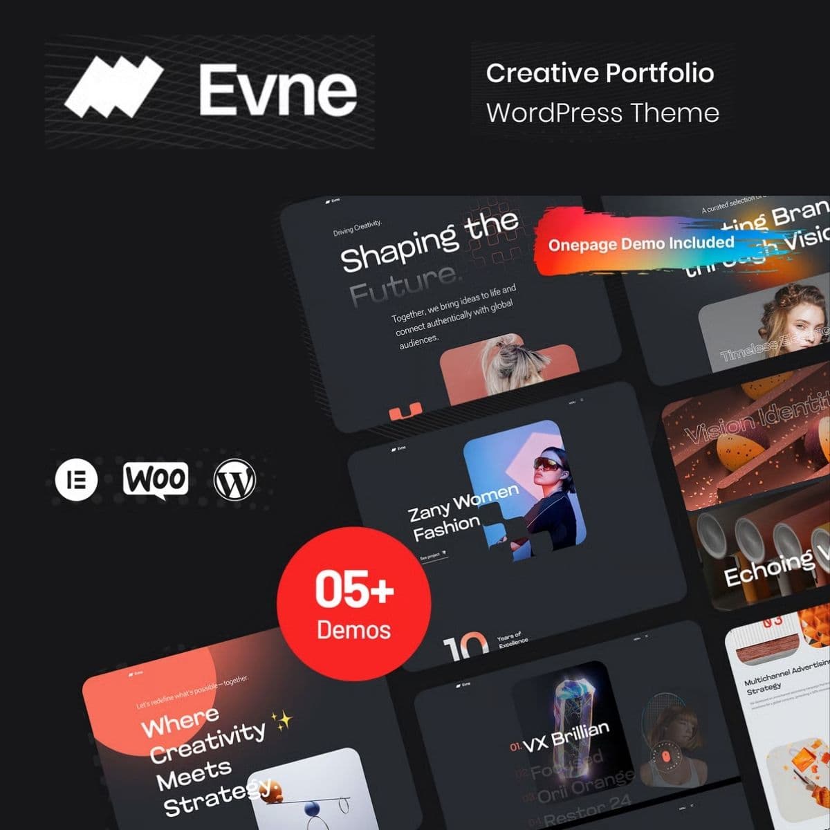 Evne - Creative Portfolio WordPress Theme
