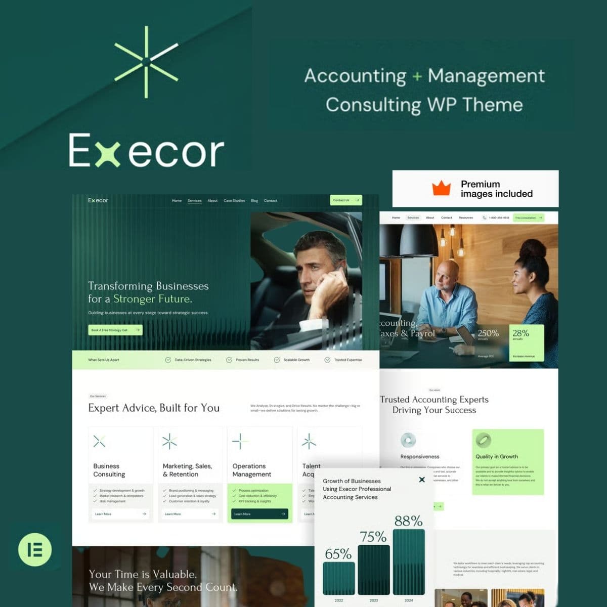 Execor – Accounting and Management Consulting WordPress Theme