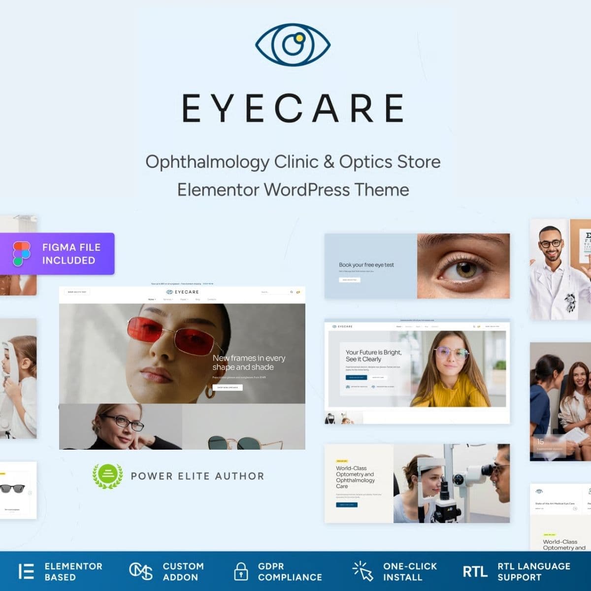 Eye Care - Eye Clinic & Family Optometrist WordPress Theme