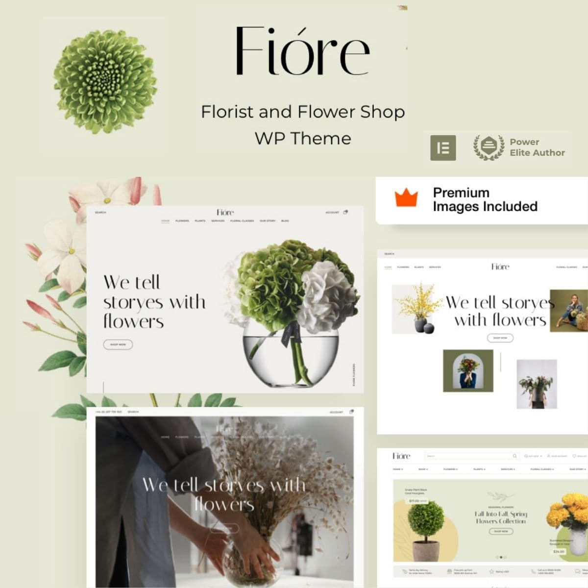 Fiore - Flower Shop Florist Ecommerce WordPress Theme