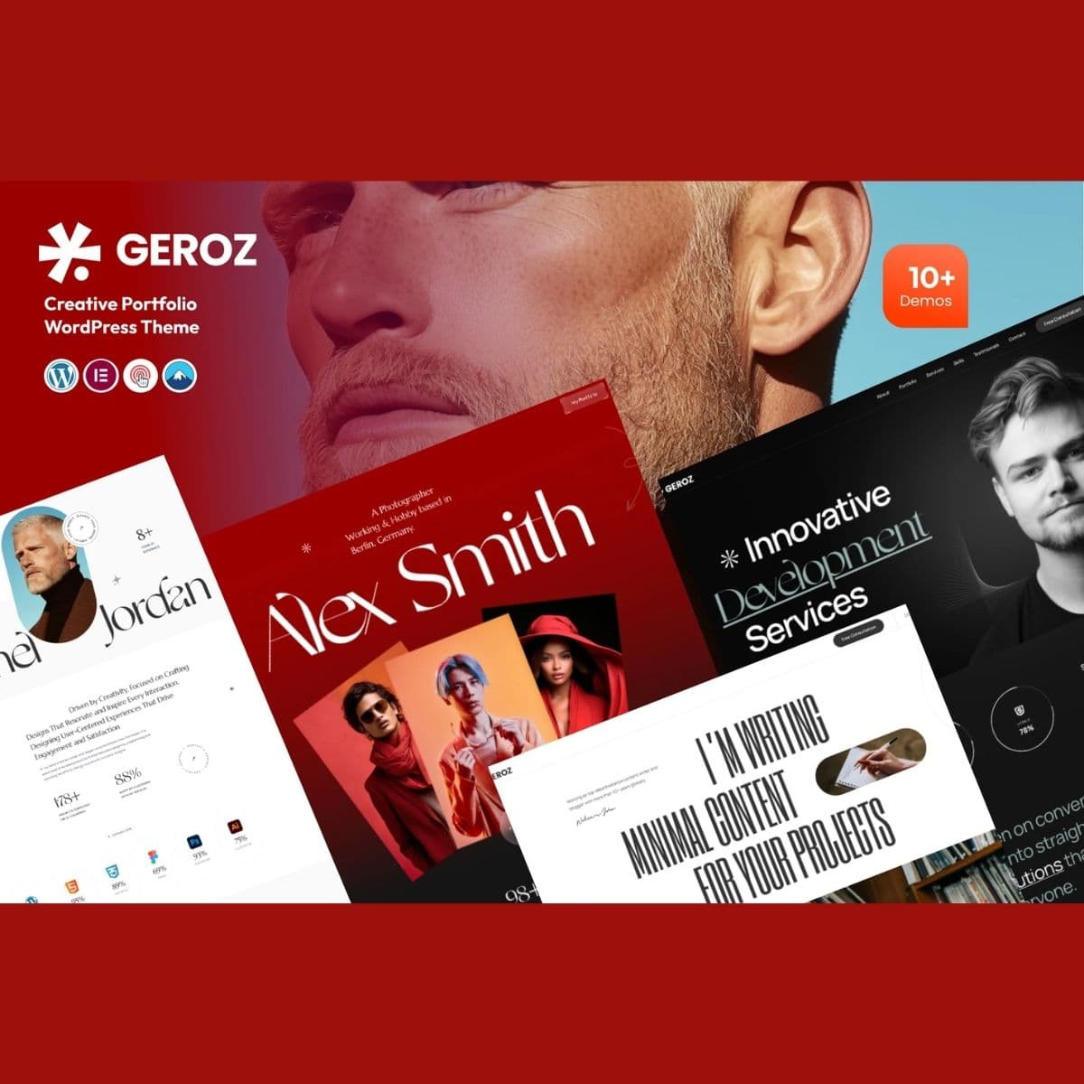 Geroz - Creative Portfolio & Digital Agency WordPress Theme