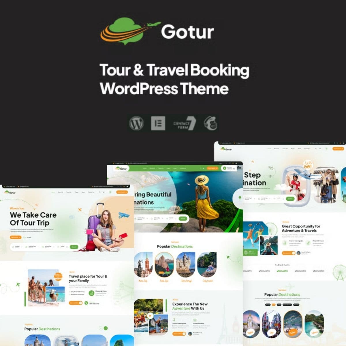 Gotur - Tour & Travel Booking WordPress Theme