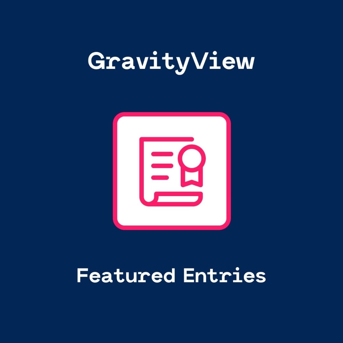 GravityView - Featured Entries Extension