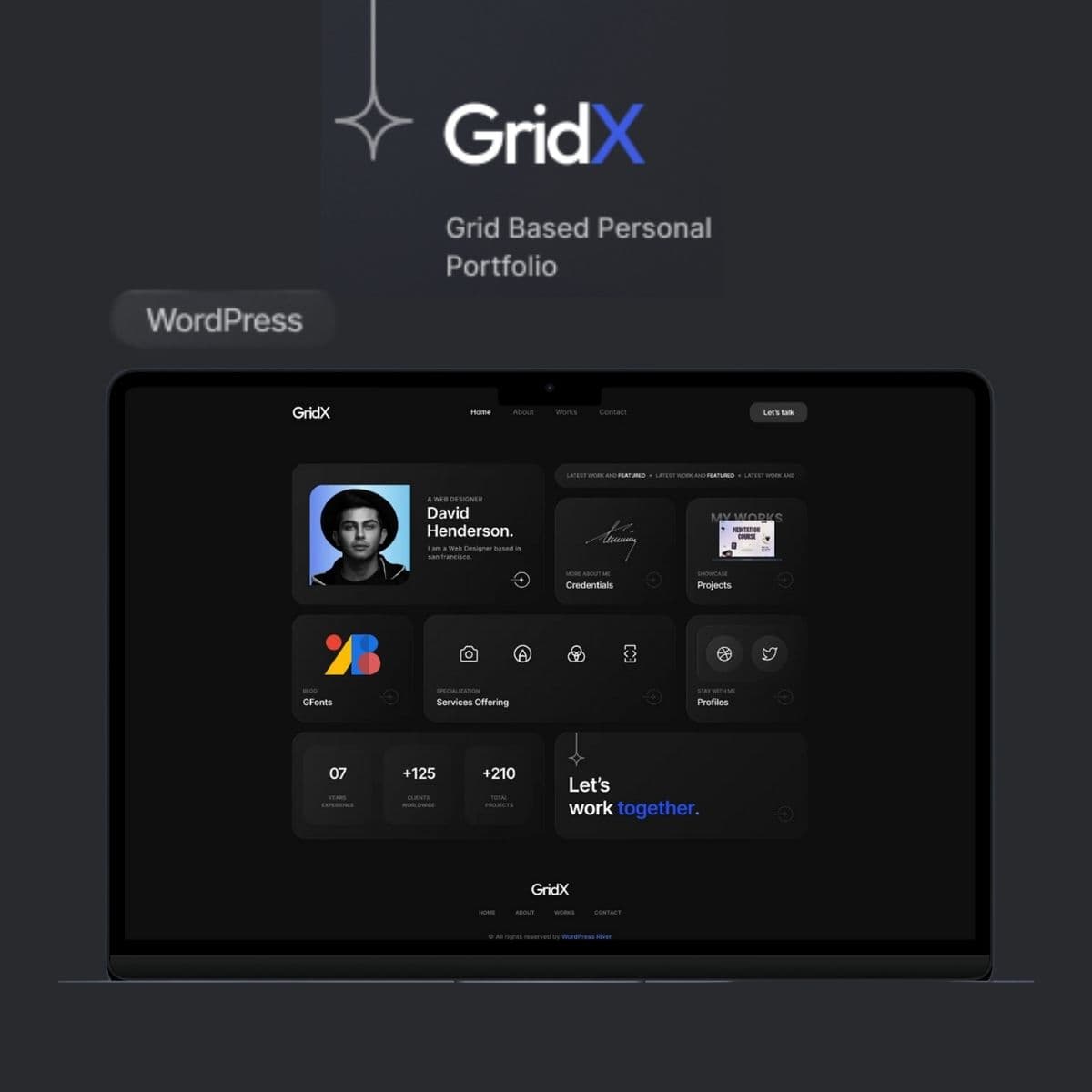 Gridx Portfolio Theme