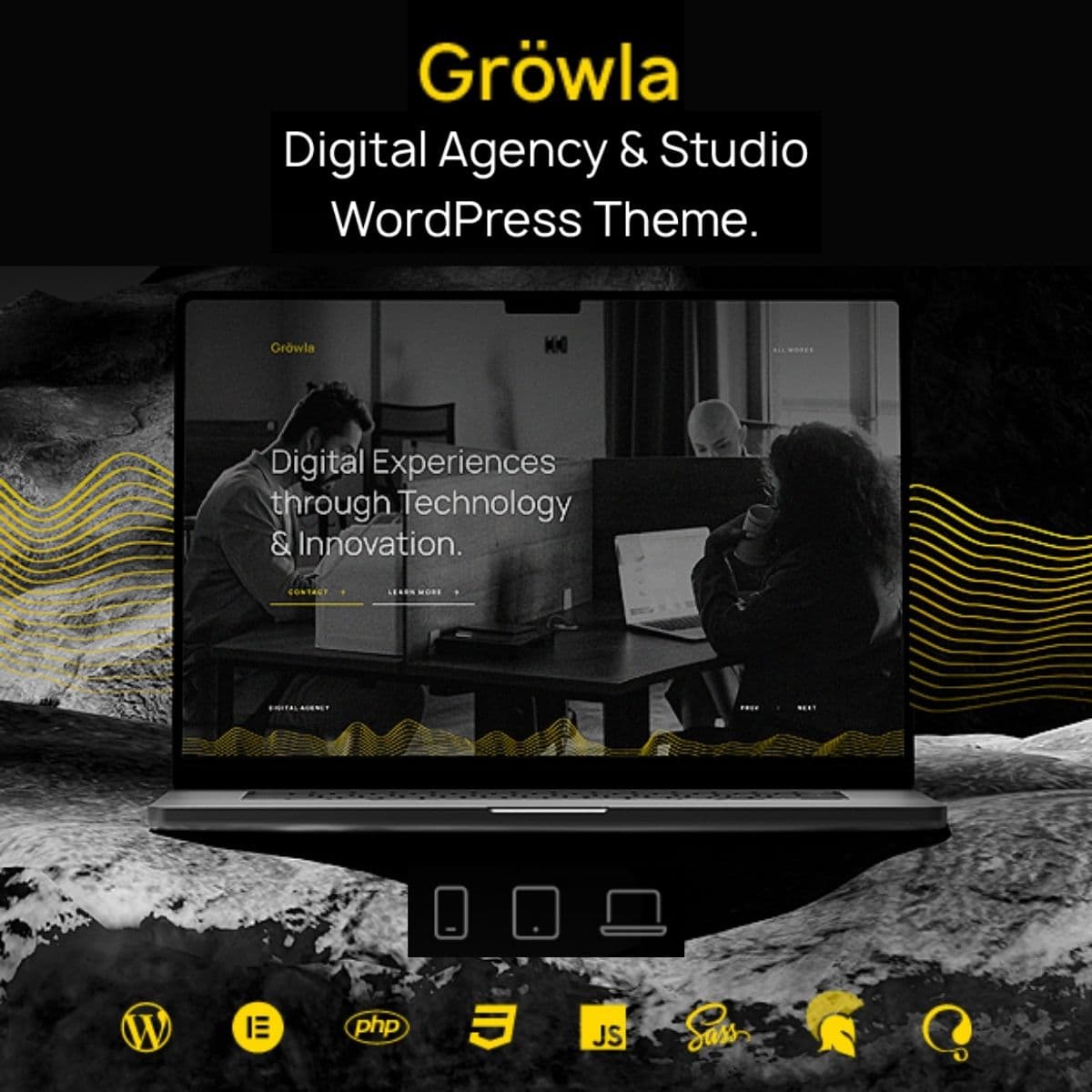 Gröwla – Digital Agency & Studio WordPress Theme