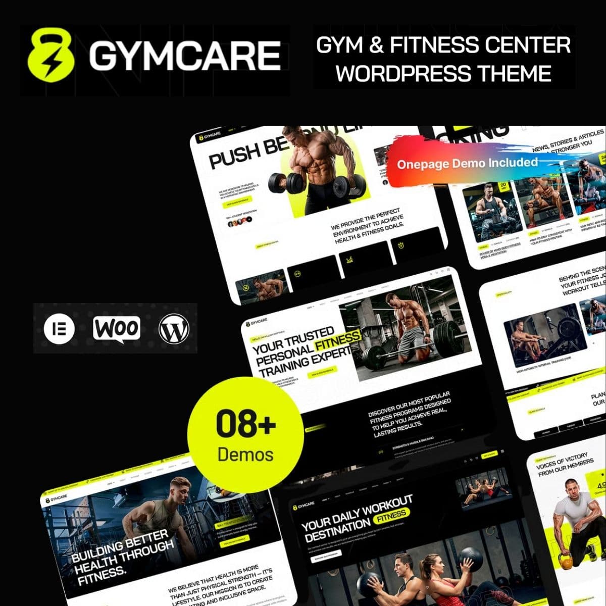 Gymcare - Fitness and Gym WordPress Theme