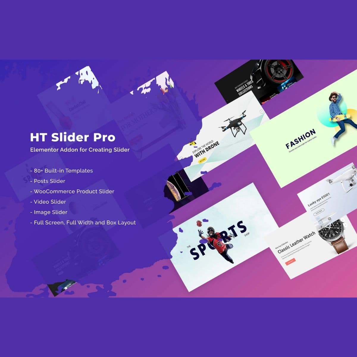HT Slider Pro For Elementor