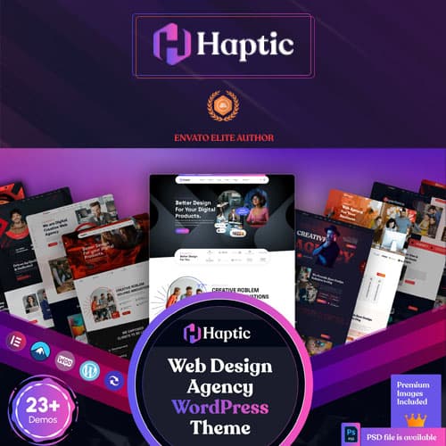 Haptic - Web Design Agency WordPress Theme