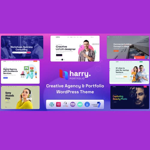 Harry - Creative Agency & Portfolio WordPress Theme + RTL