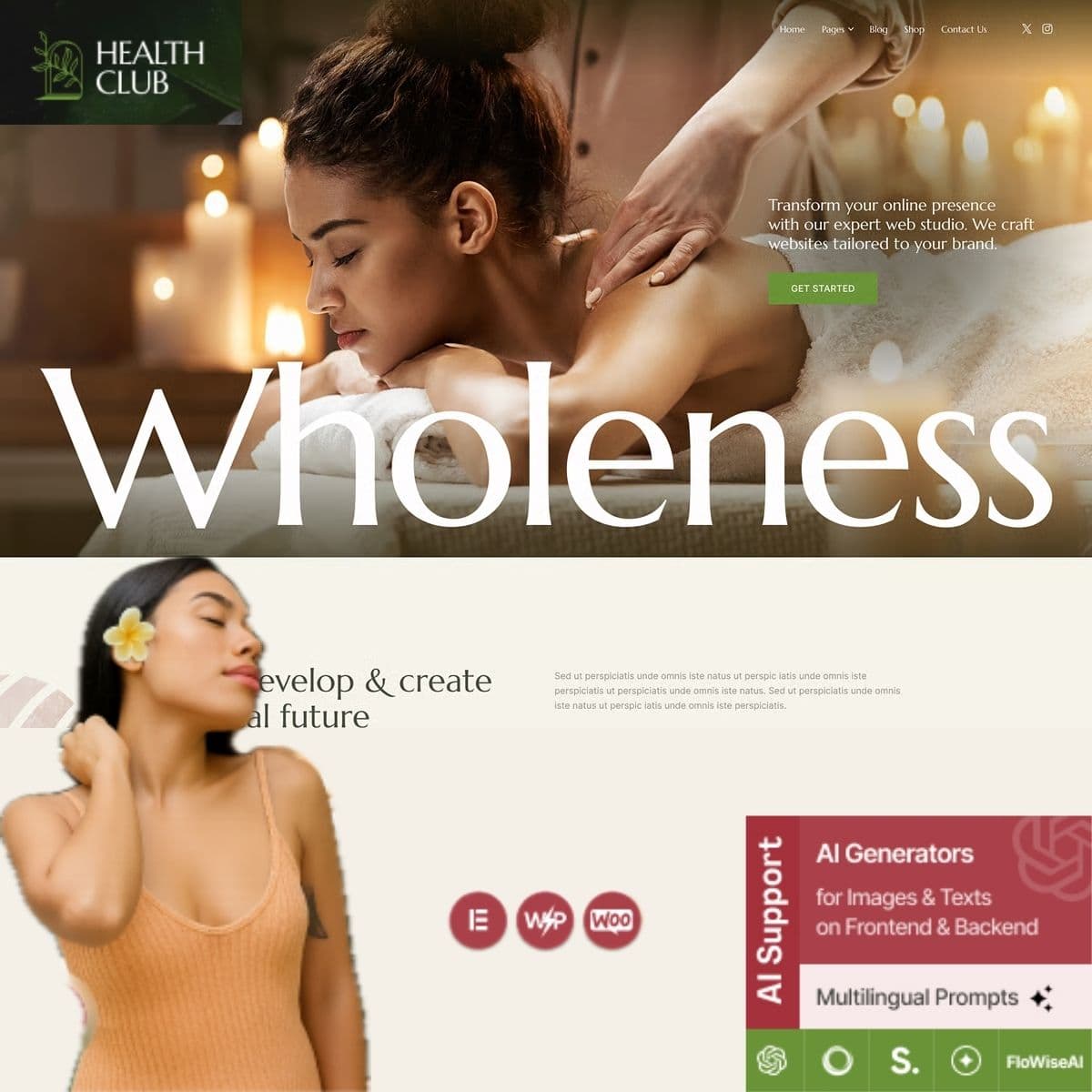 Health Club - Spa Salon & Wellness WordPress Theme