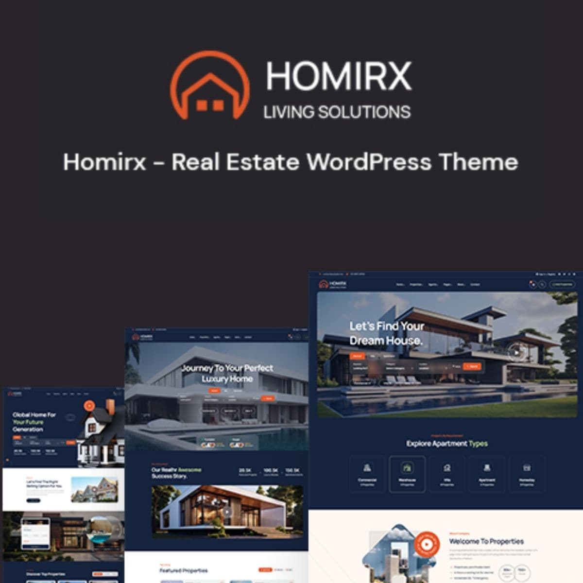Homirx - Real Estate WordPress Theme