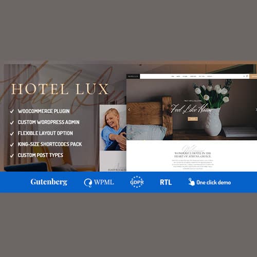 Hotel Lux - Resort & SPA WordPress Theme