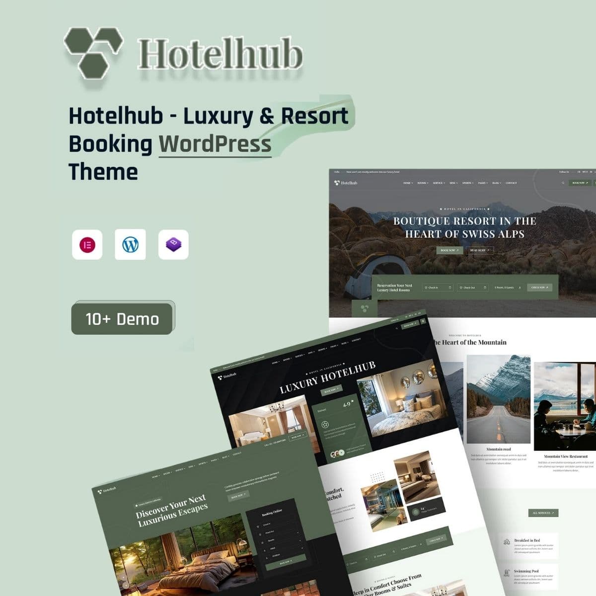 Hotelhub - Hotel Booking WordPress Theme