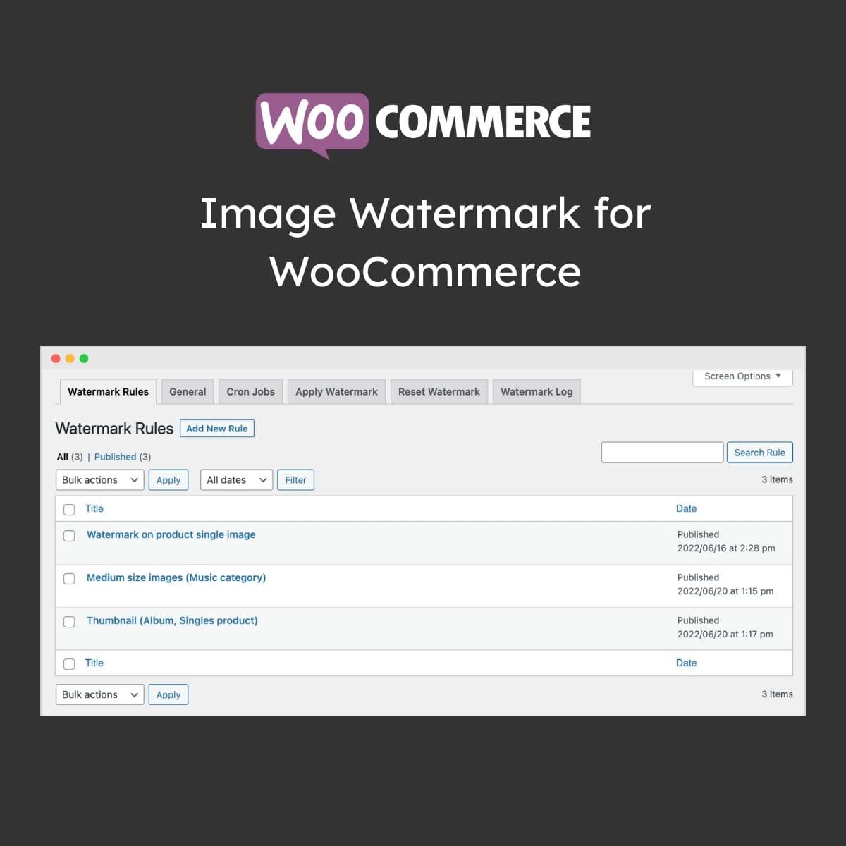 Image Watermark for WooCommerce