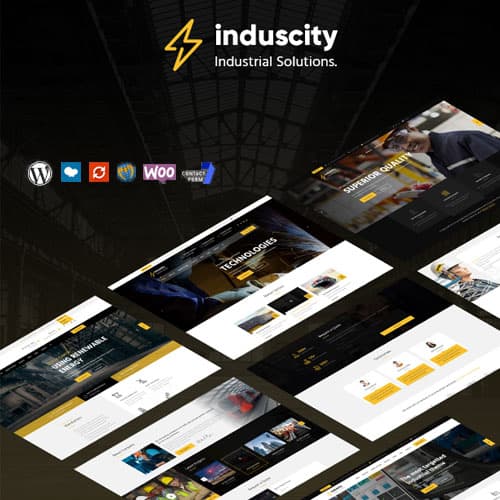 Induscity - Factory and Manufacturing WordPress Theme