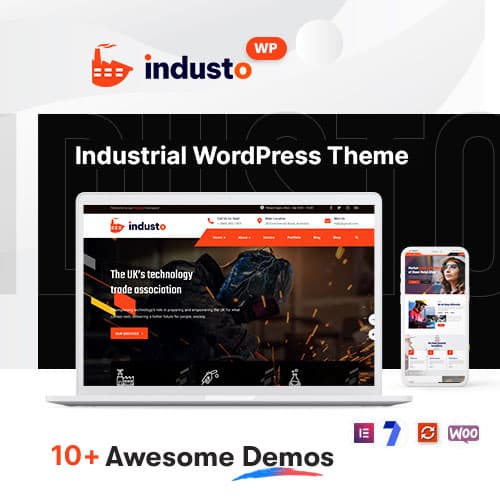 Industo - Factory & Industry WordPress Theme