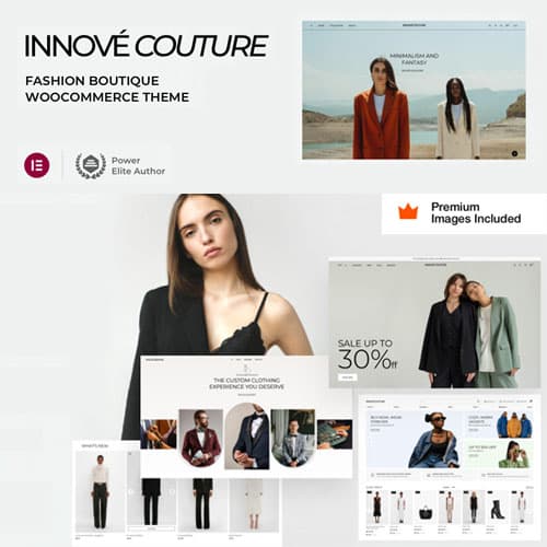 Innové Couture - Clothing Ecommerce WordPress Theme