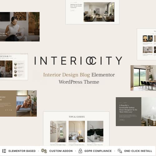 Interiocity - Home Decor Blog and Interior Design Magazine WordPress Theme