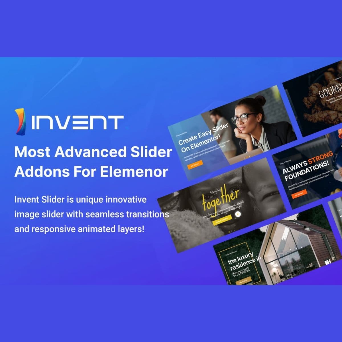 Invent Slider for Elementor