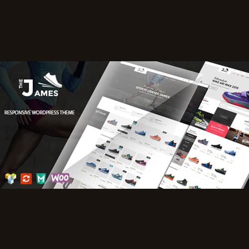 James - Responsive WooCommerce Shoes Theme