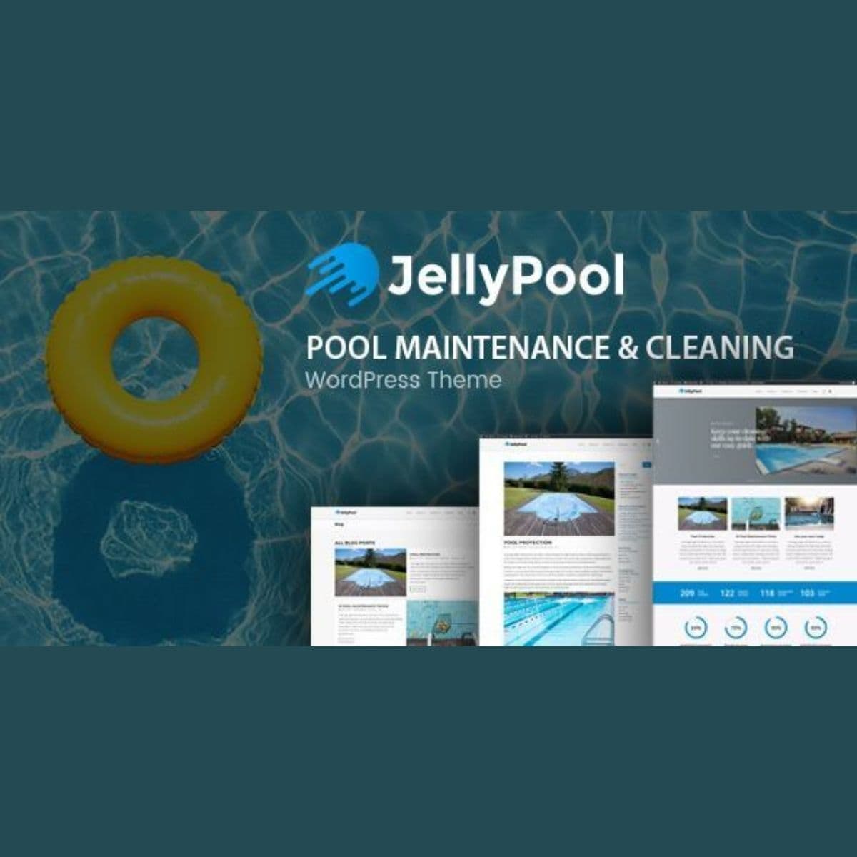JellyPool - Pool Maintenance & Cleaning WordPress Theme